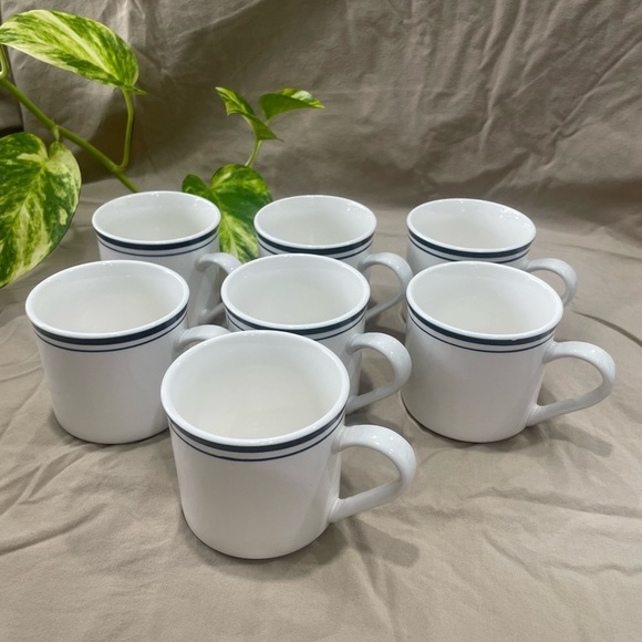 Totally Today Coffee cup Blue Dual Stripe - Picture 6 of 15